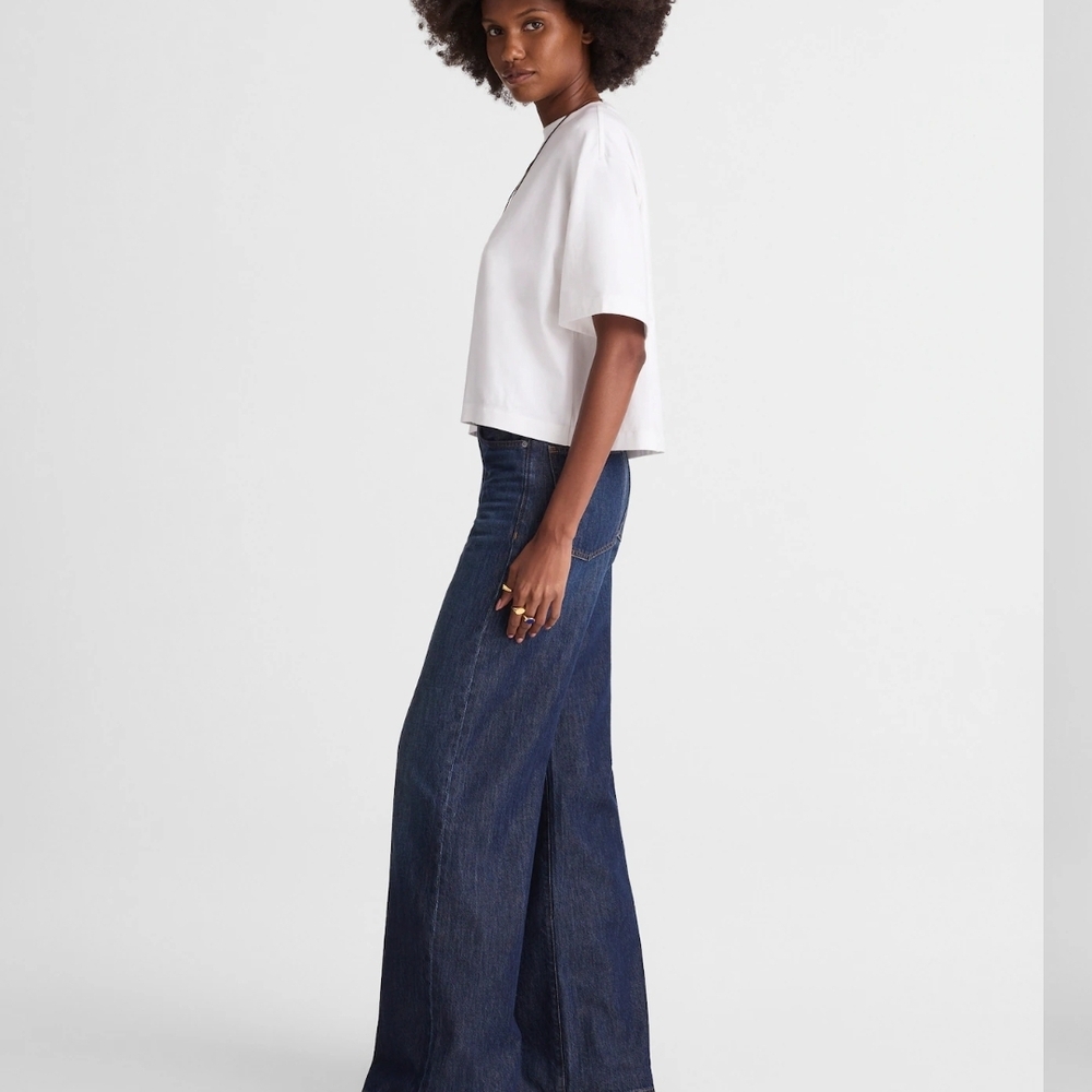 Madewell Women's Super Wide-Leg Blue Jeans Size 25